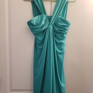 Womens Express Teal Dress Medium